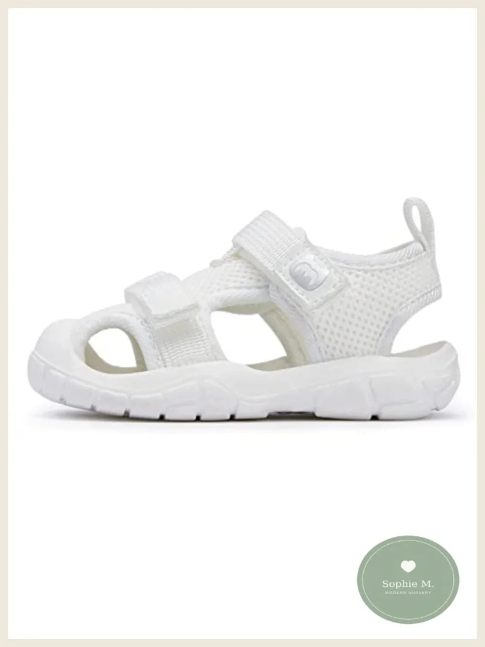 Toddler Summer Sandals Lightweight Non-Slip Closed Toe First Walker Shoes